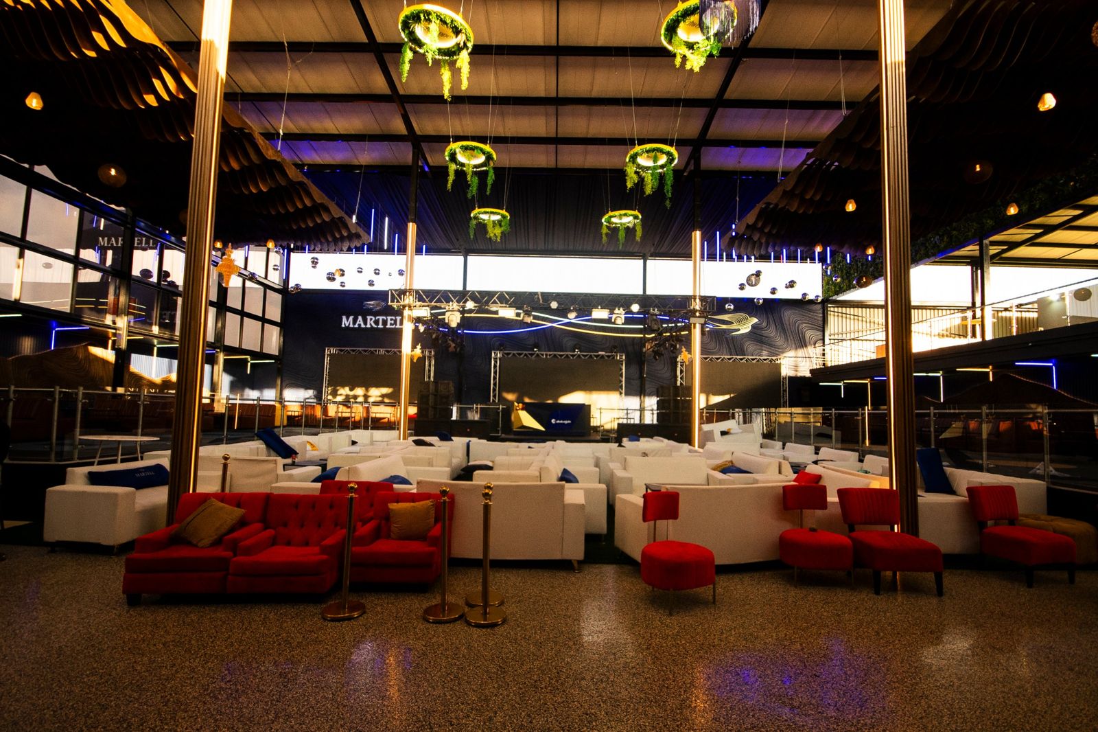 The main floor looking towards the stage